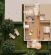 Neubau - Moderne 2-Zimmer-Erdgeschosswohnung mit eigenem Garten *PROVISIONSFREI* - Grundriss Wohnung 1 EG rechts