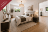 Neubau - Moderne 2-Zimmer-Erdgeschosswohnung mit eigenem Garten *PROVISIONSFREI* - Schlafzimmer_virtuell eingerichtet(1)