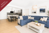 Moderne Erdgeschosswohnung mit Terrasse und Garten - Wohnbereich