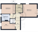 Lichtdurchflutete 3-Zimmer-Erdgeschoss-Wohnung in der Senioren-Residenz Kelheim - Grundriss