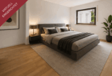 Helle 2-Zimmer-Wohnung mit Garage und herrlichem Weitblick - Schlafzimmer_virtuell eingerichtet
