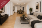 Helle 2-Zimmer-Wohnung mit Garage und herrlichem Weitblick - Wohn-Esszimmer_virtuell eingerichtet