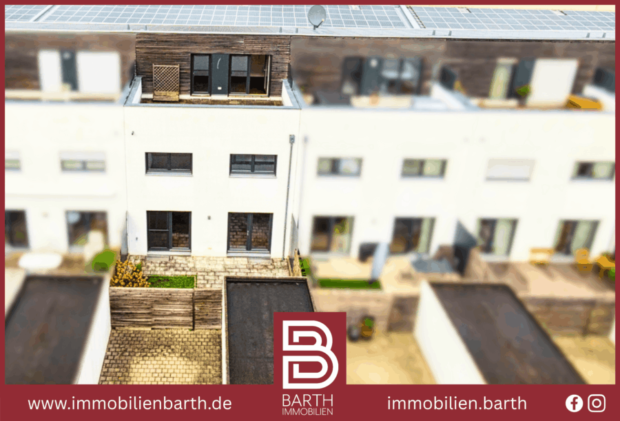 Schickes Reihenhaus mit hochwertiger Ausstattung, Garten, Dachterrasse uvm., 93326 Abensberg, Reihenmittelhaus