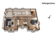 Großzügiges Mehrfamilienhaus mit Entwicklungspotenzial - Kellergeschoss_3D
