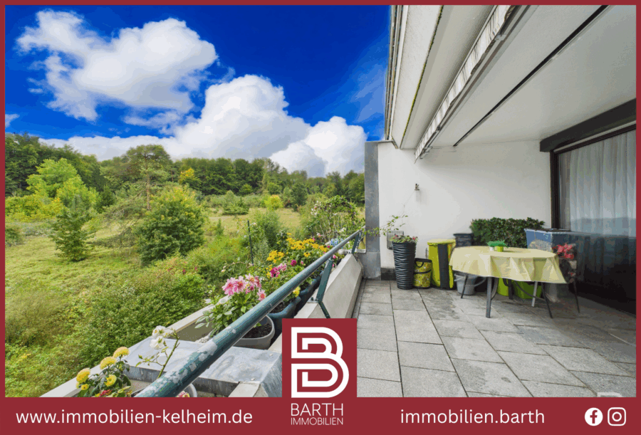 Gepflegte 2-Zimmer-Wohnung mit EBK, Garage und 2 Balkonen, 93339 Riedenburg, Etagenwohnung