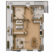 Hochwertige 2-Zimmer-Wohnung mit Panoramablick in einzigartiger Lage! - Grundriss