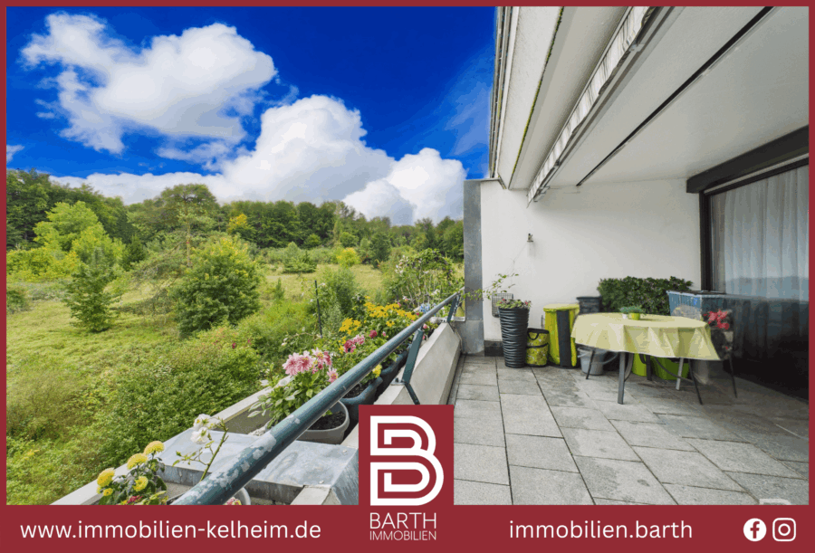 Gepflegte 2-Zimmer-Wohnung mit EBK, Garage und 2 Balkonen, 93339 Riedenburg, Etagenwohnung