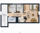 Solides 3-Familienhaus mit Garten, Doppelgarage und Entwicklungspotenzial in ruhiger Lage - Grundriss Dachgeschoss