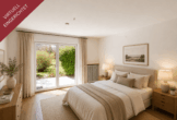 Großzügiger Bungalow in ruhiger Lage und traumhaften Garten - Schlafzimmer_virtuell eingerichtet