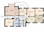 Großzügige 6-Zimmer-Wohnung mit Galerie und Carport - Grundriss Wohnung