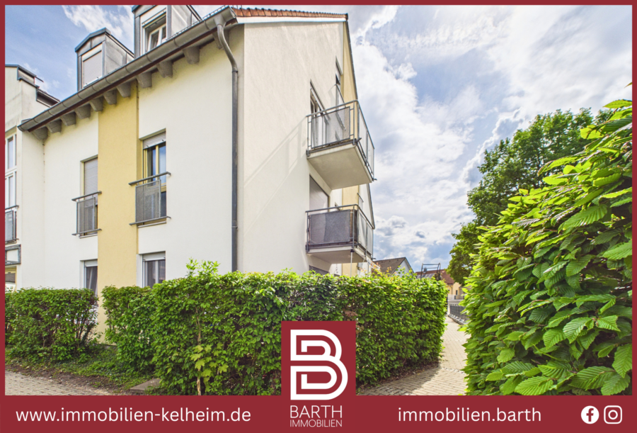 Kapitalanlage in gepflegtem Mehrfamilienhaus – 2-Zimmer-Wohnung mit Terrasse und Gartenanteil, 93342 Saal an der Donau, Erdgeschosswohnung